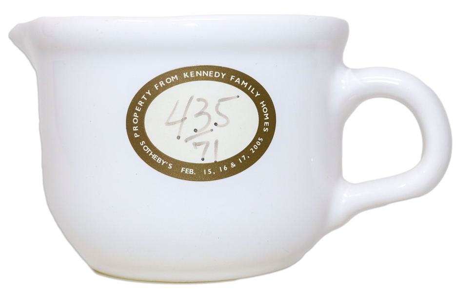 Sugar and Creamer Set Owned by the Kennedy Family -- From Sotheby's 2005 Sale, ''Property From Kennedy Family Homes''